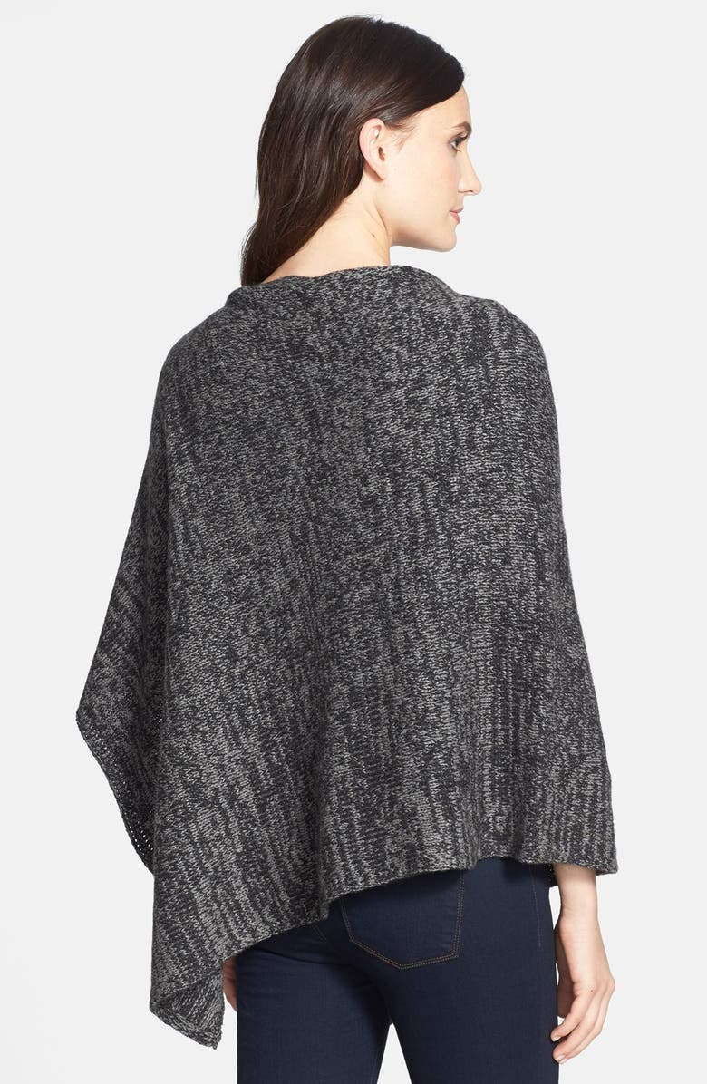 Eileen Fisher Asymmetrical Yak & Merino Twist Poncho, Alternate, color, 