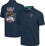 Tommy Bahama Men's Tommy Bahama Navy Chicago Bears Tidal Kickoff Camp Button-Up Shirt