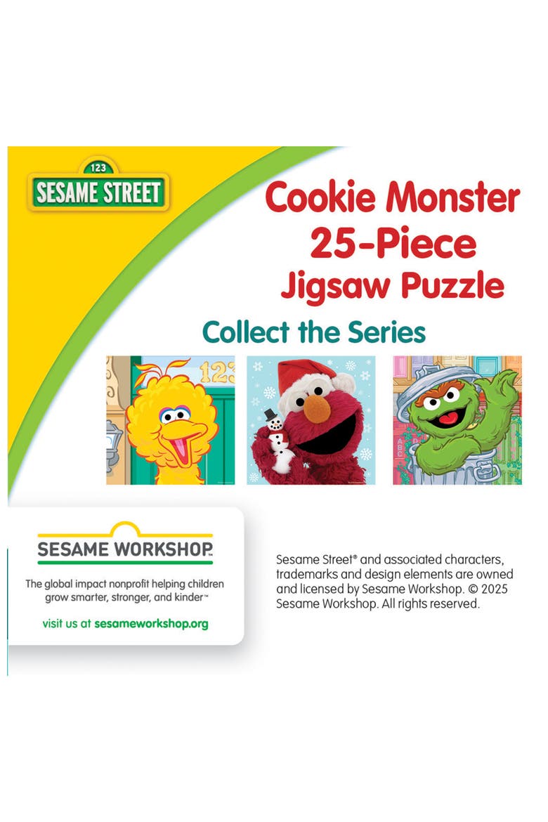Sesame Street Cookie Monster 25pc Puzzle, Alternate, color, Multicolor
