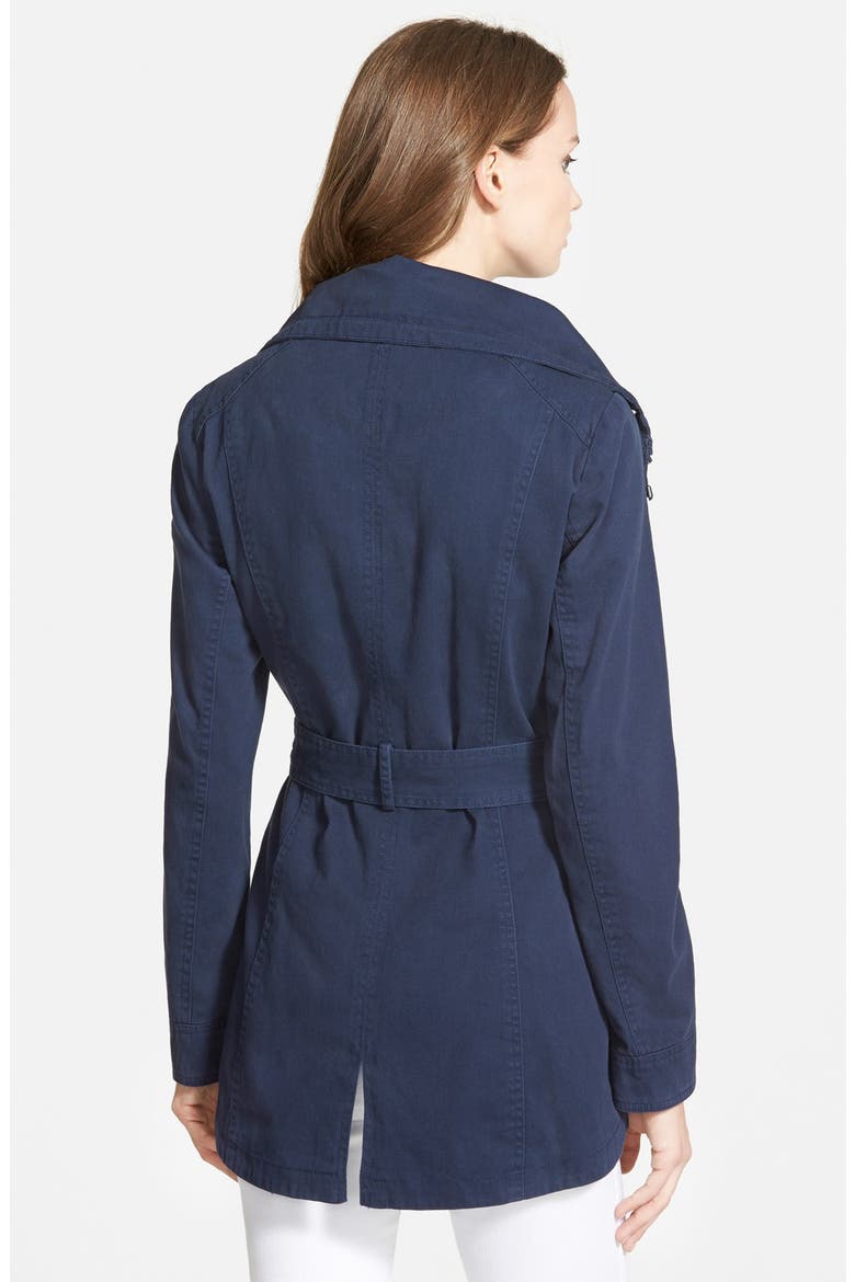 Belted Utility Jacket, Alternate, color, NAVY