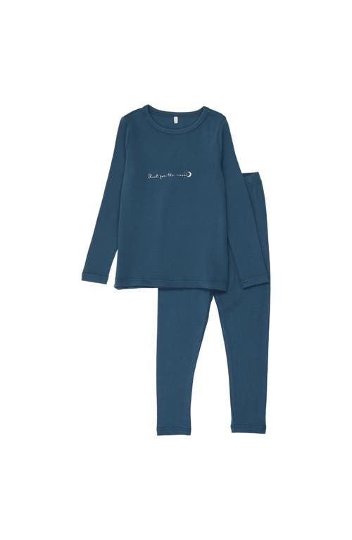 Pouf Boys Shoot For The Moon Pj In Blue