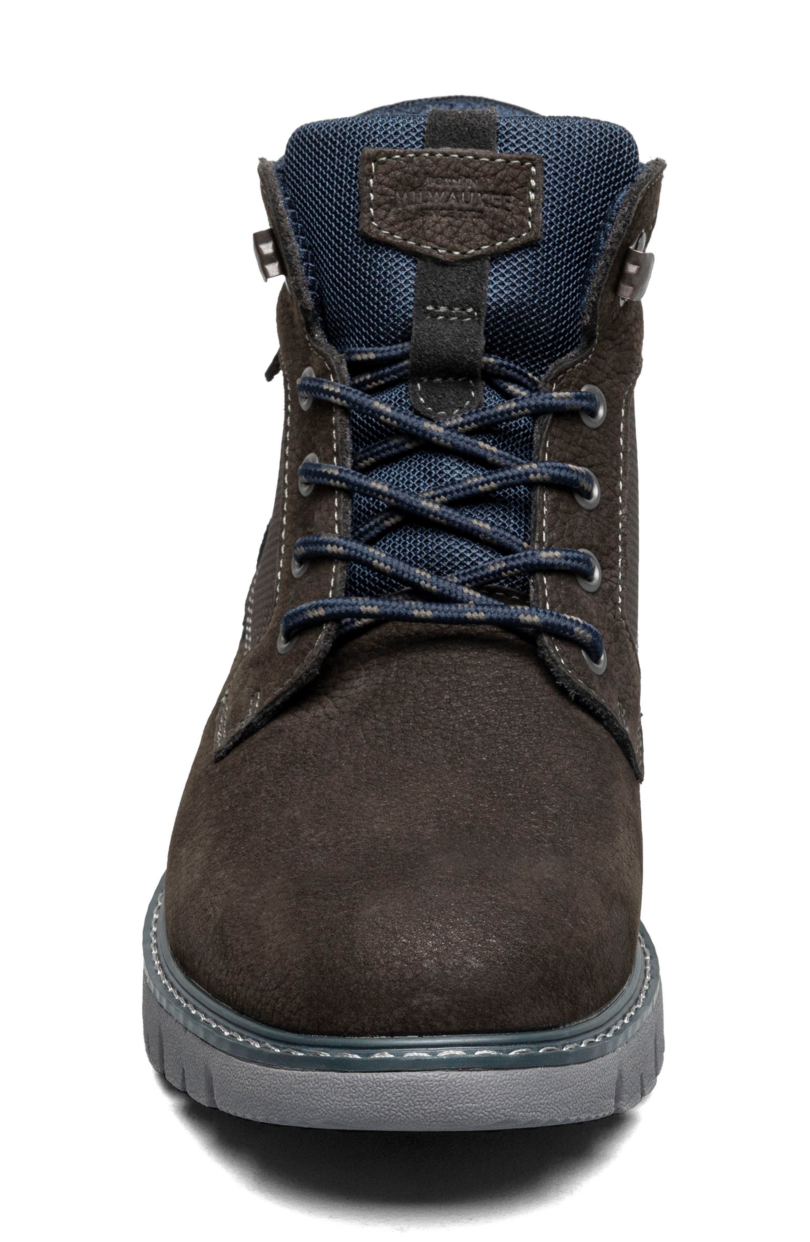 NUNN BUSH Karnak Water Resistant Plain Toe Boot, Alternate, color, Charcoal