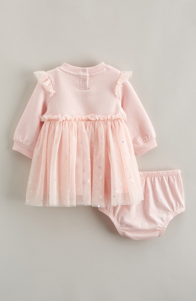 Tucker + Tate Tulle Tutu Dress & Bloomers, Alternate, color, Pink- Pink Cheerful Stars Foil