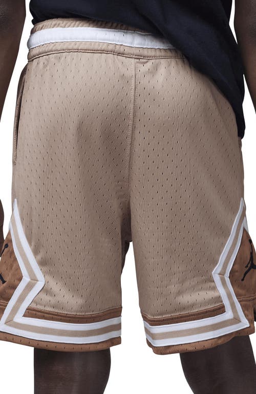 Jordan Sport Big Kids' Dri-fit Diamond Shorts In Brown