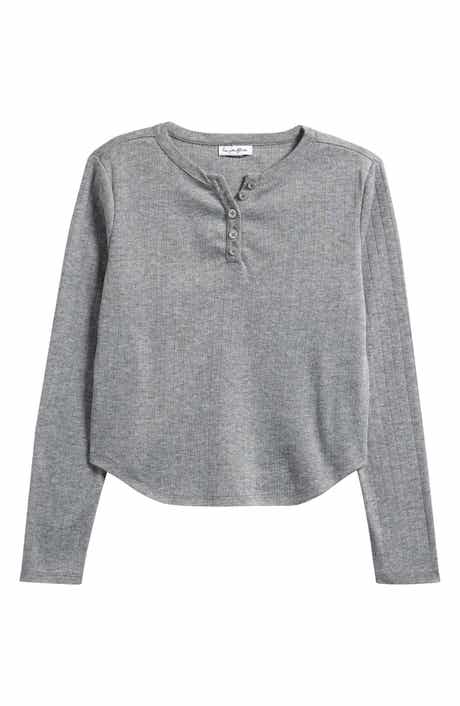 Love, Fire Kids' Long Sleeve Henley