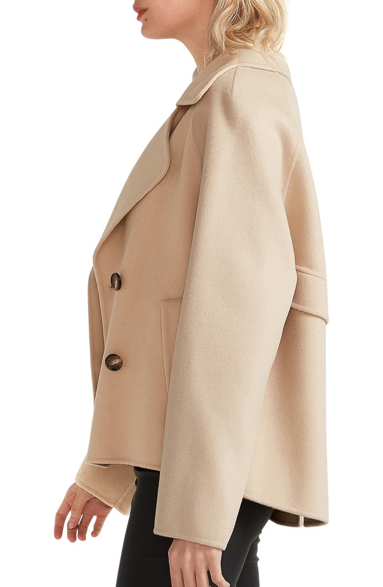 Belle & Bloom I'm Yours Wool Blend Peacoat, Alternate, color, 