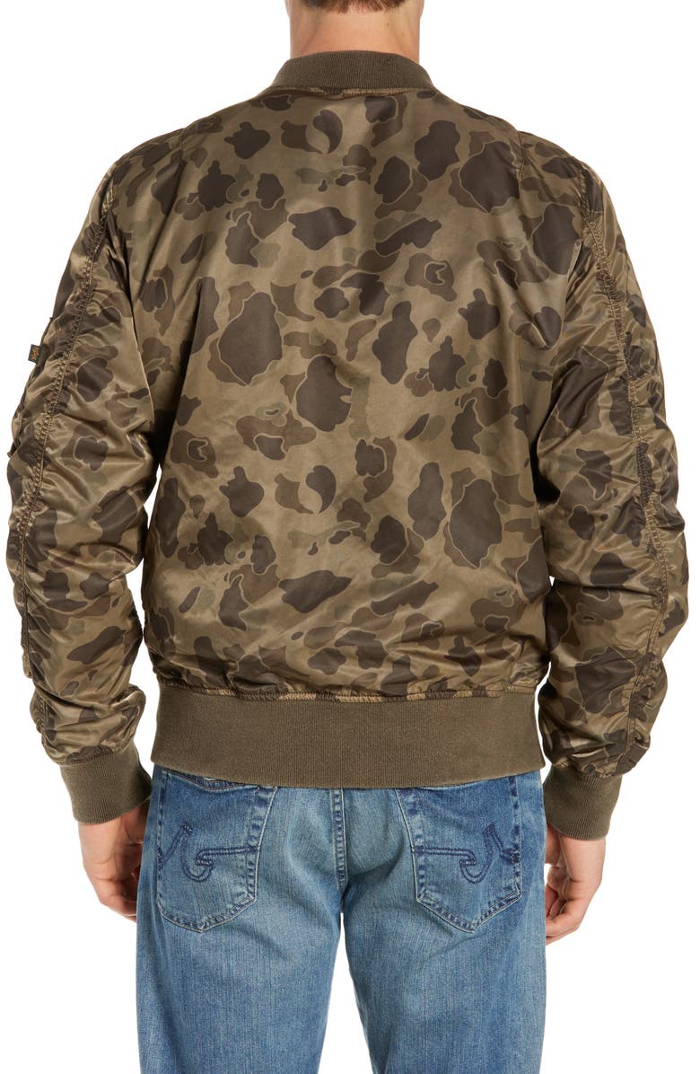 Alpha Industries L-2B Blood Chit Reversible Bomber Jacket, Alternate, color,