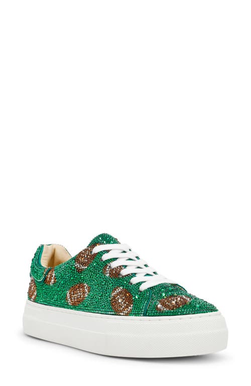Betsey Johnson Sidny Crystal Pavé Platform Sneaker