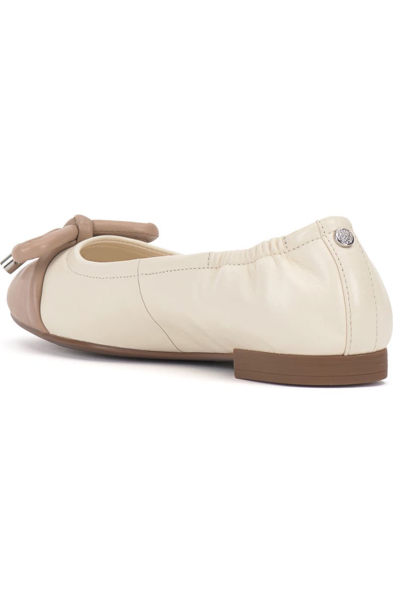Vince Camuto Maysa Bow Ballet Flat, Alternate, color, Creamy White