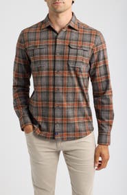 johnnie-O Downhill Pane Long Sleeve Button Up Shirt