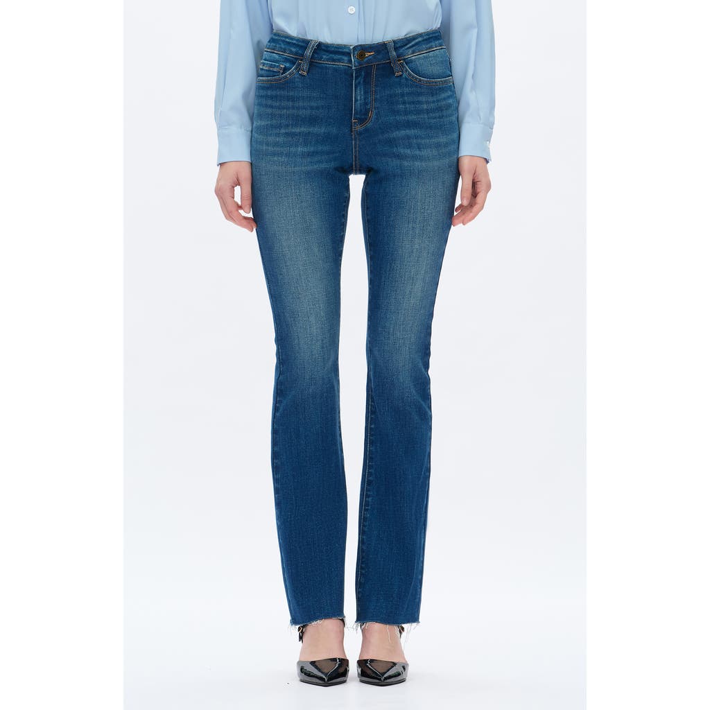 Bayeas Low Rise Bootcut Jeans In Blue