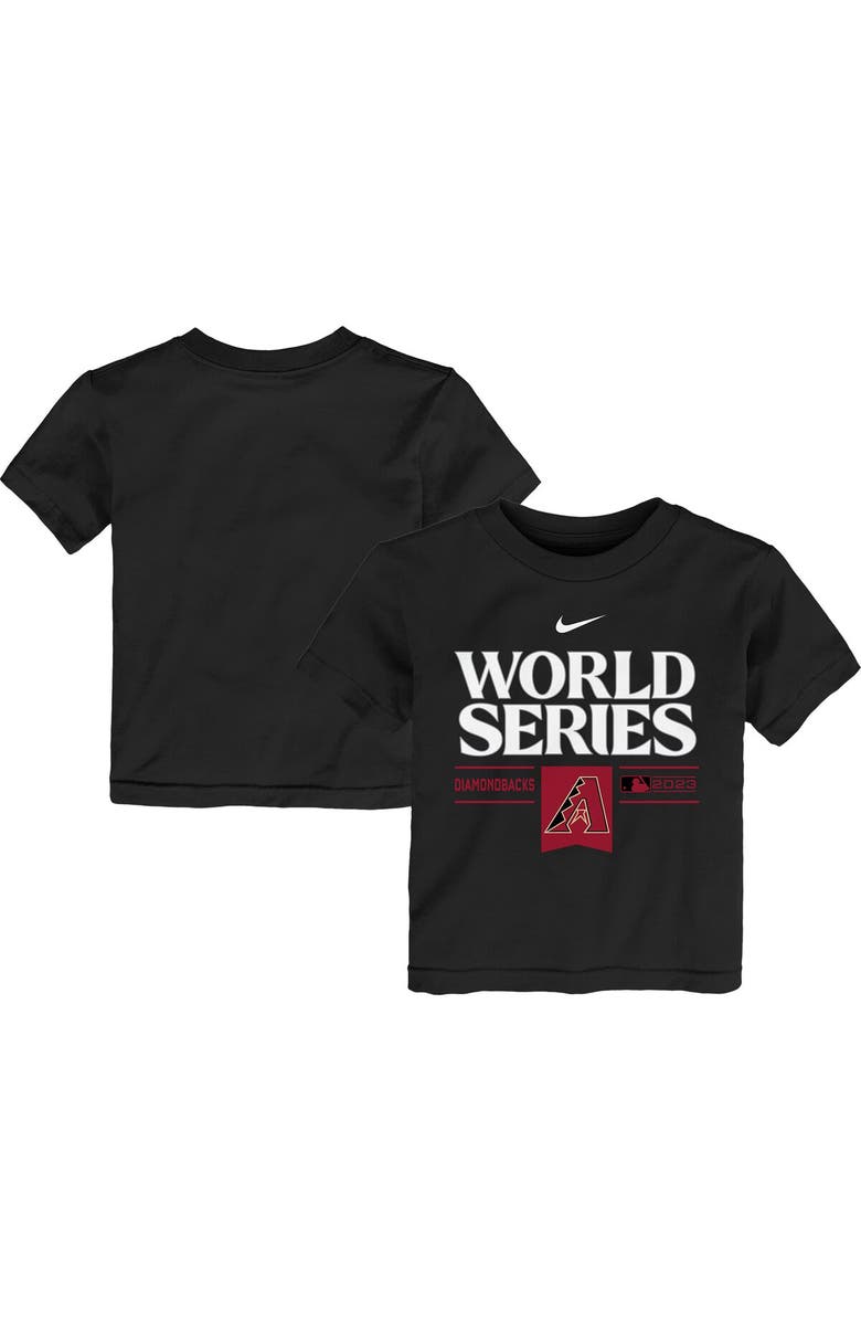 Nike Toddler Nike  Black Arizona Diamondbacks 2023 World Series Authentic Collection T-Shirt, Main, color, 