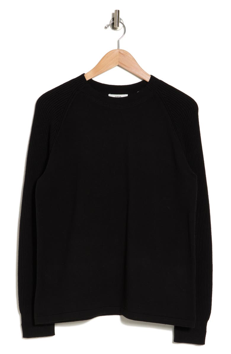 Vince Ribbed Cotton Pullover, Alternate, color, 