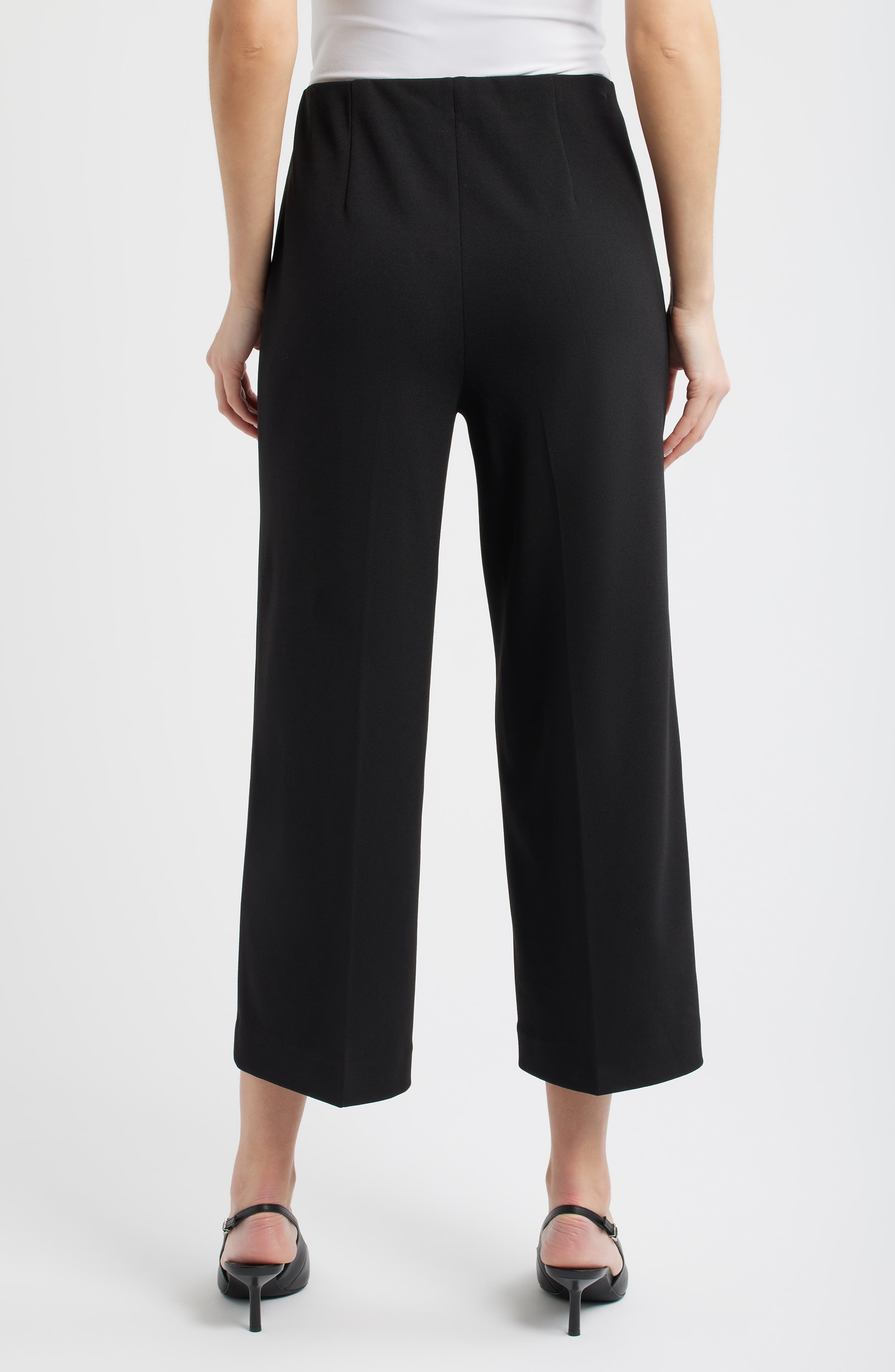 Pull-On Crop Wide Leg Pants - image 2