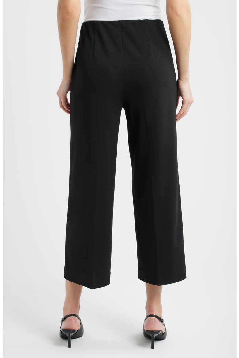 Pull-On Crop Wide Leg Pants, Alternate, color, ANNE BLACK