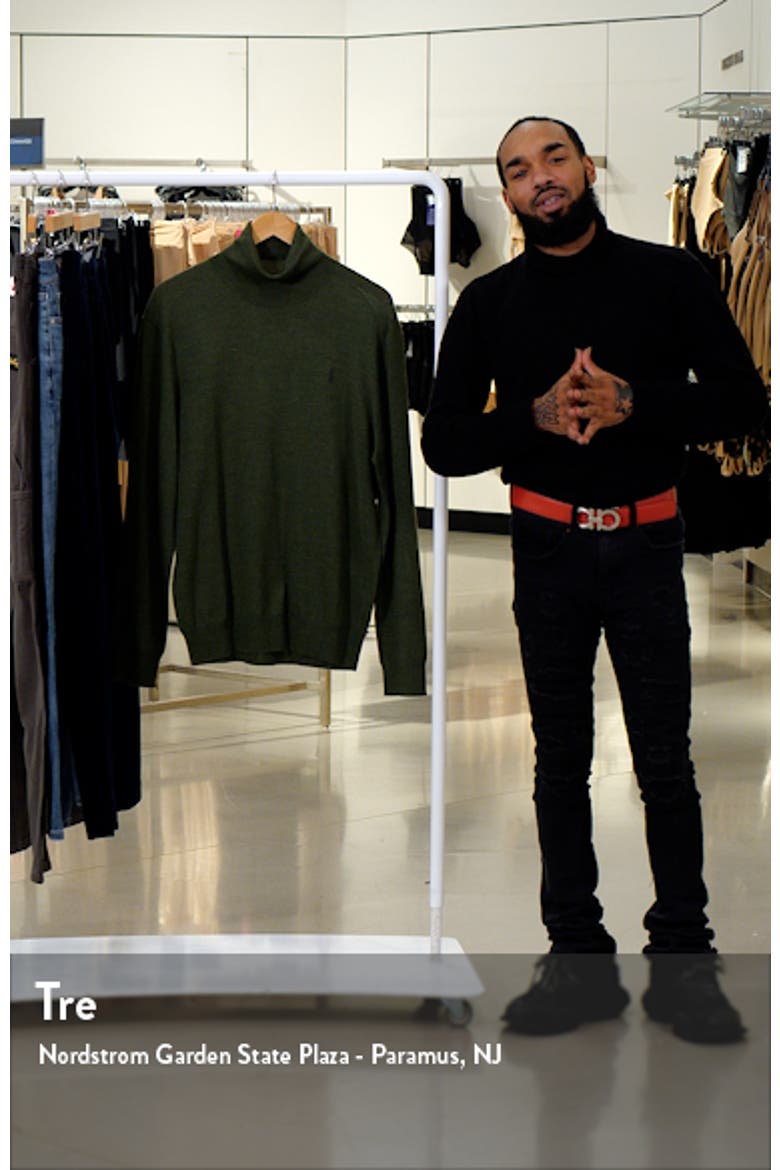 Merino Wool Turtleneck Sweater video