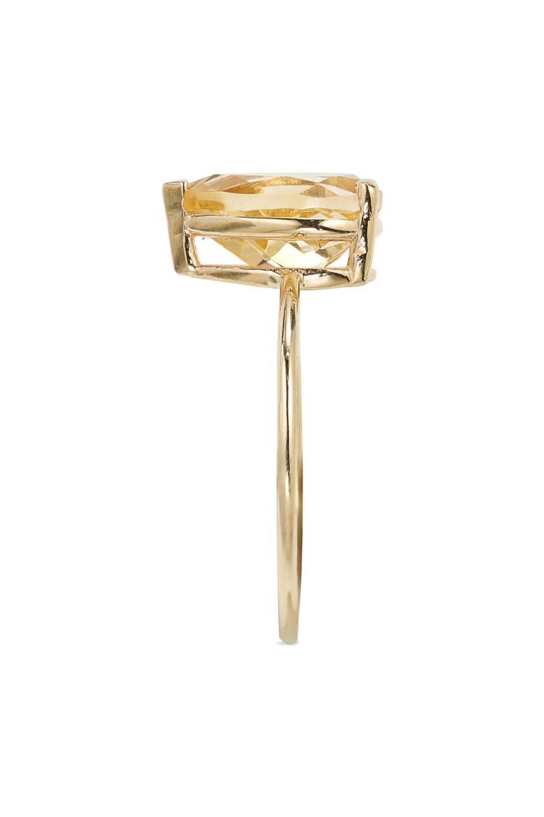 14K Gold Citrine Statement Ring (Nordstrom Exclusive), Alternate, color, 14KY 1PS2.2