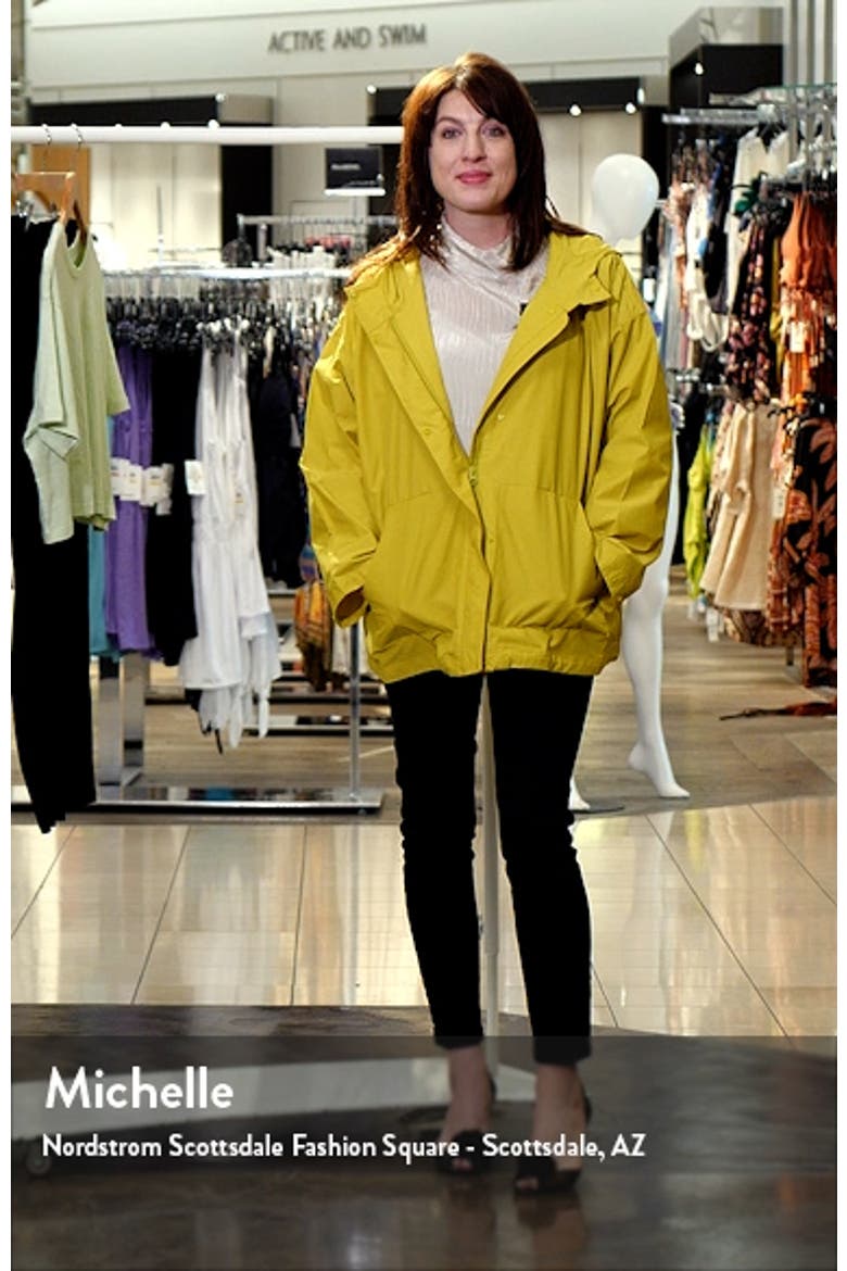 Hooded Cotton Blend Jacket video