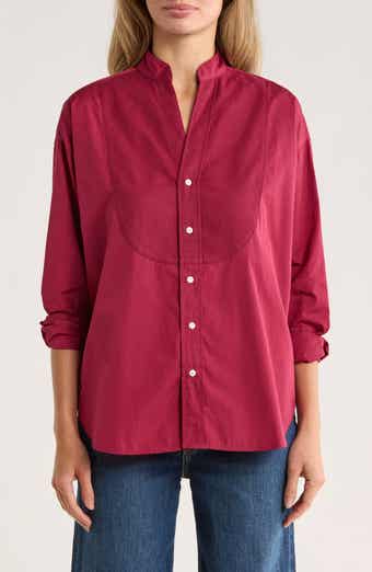 Frank & Eileen Victoria Surplice Neck Button Up Shirt