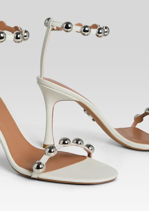 Retroféte Retrofête Amata Embellished Heel In White/silver