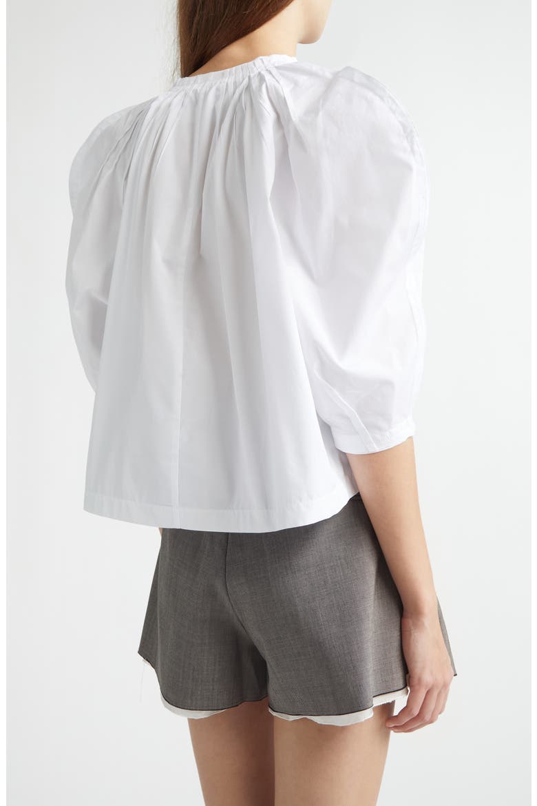 Odalique Cotton Poplin Top, Alternate, color, KAIMAK