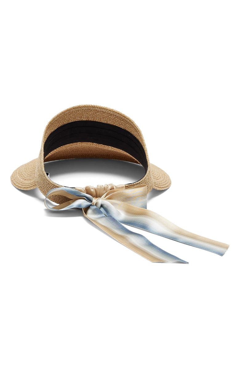 Eugenia Kim Ricky Woven Visor, Alternate, color,