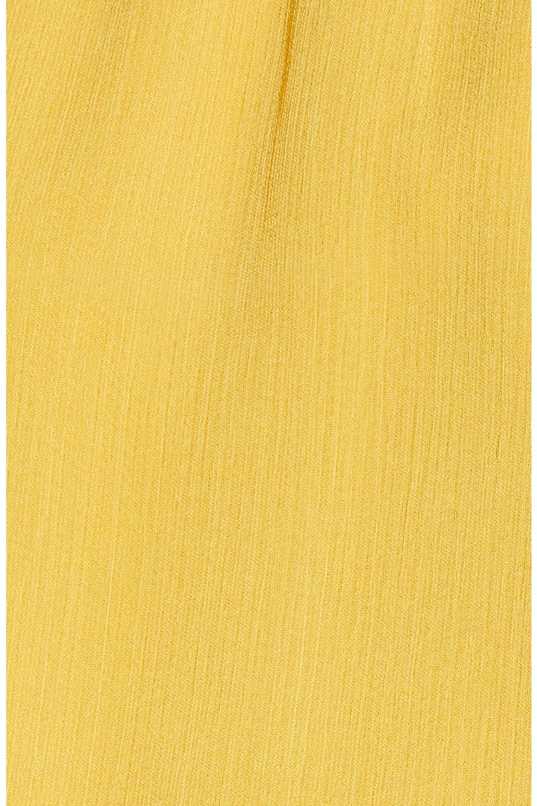 Off the Shoulder Ruffle Sleeve Romper, Alternate, color, HONEY YELLOW