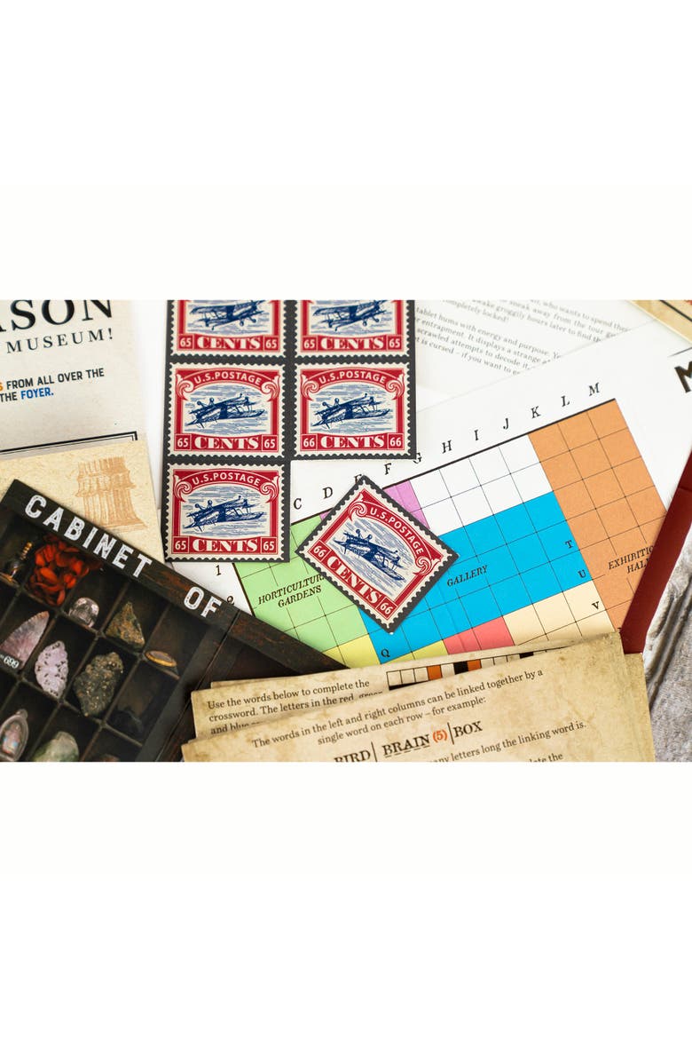 Professor Puzzle Escape From The Museum Mini Escape Room, 12 Puzzles, 12+, Alternate, color, Multicolored