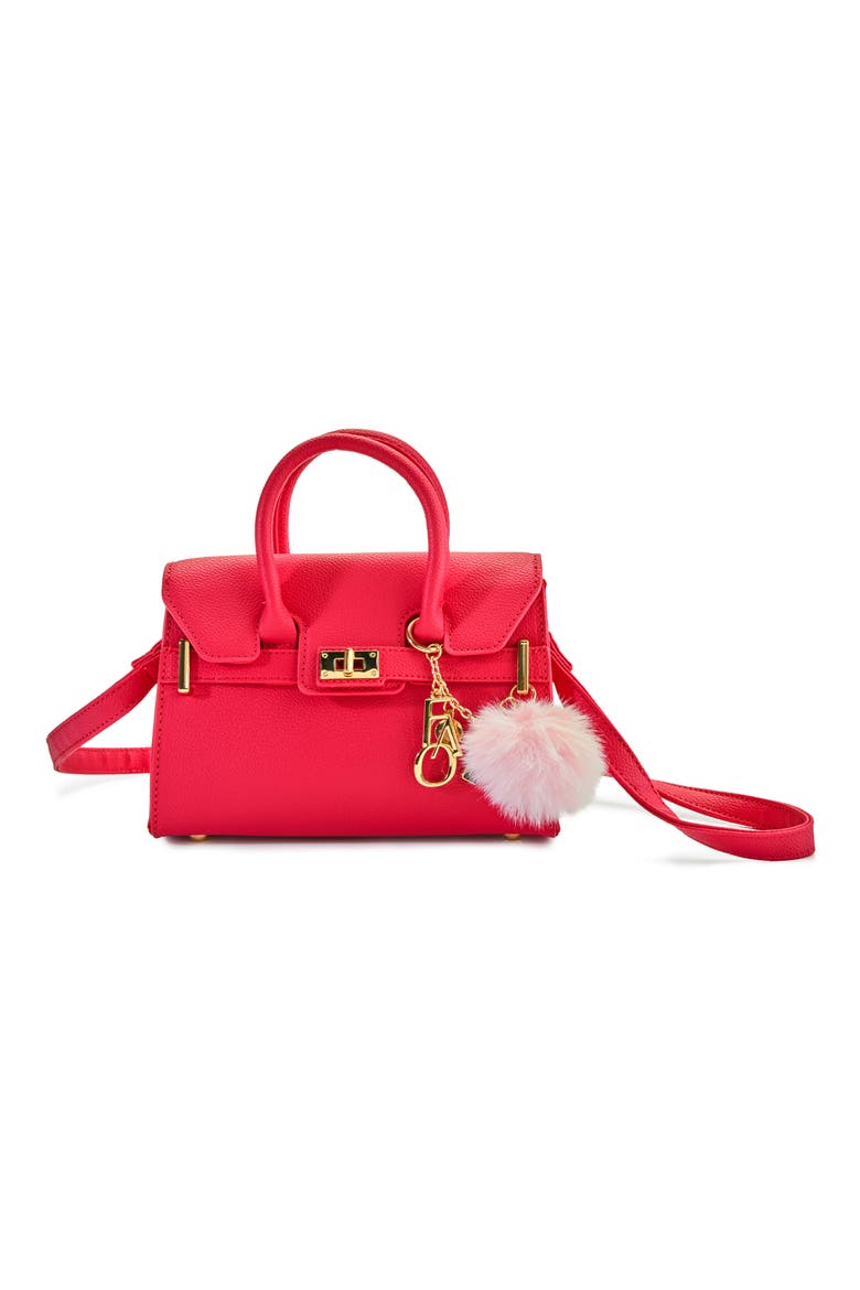 Kids' Glamour Purse Buckle Bag, Main, color, DARK PINK
