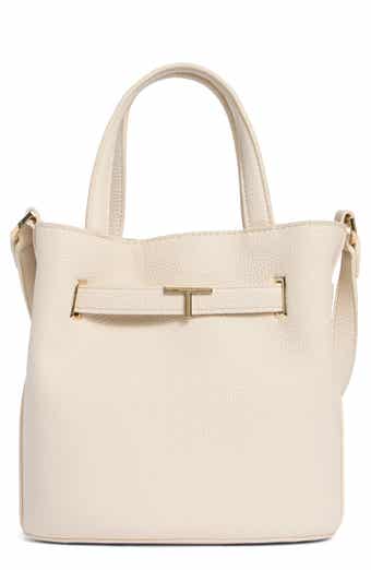 T Tahari Pebble Bucket Bag