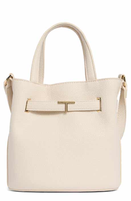 T Tahari Pebble Bucket Bag