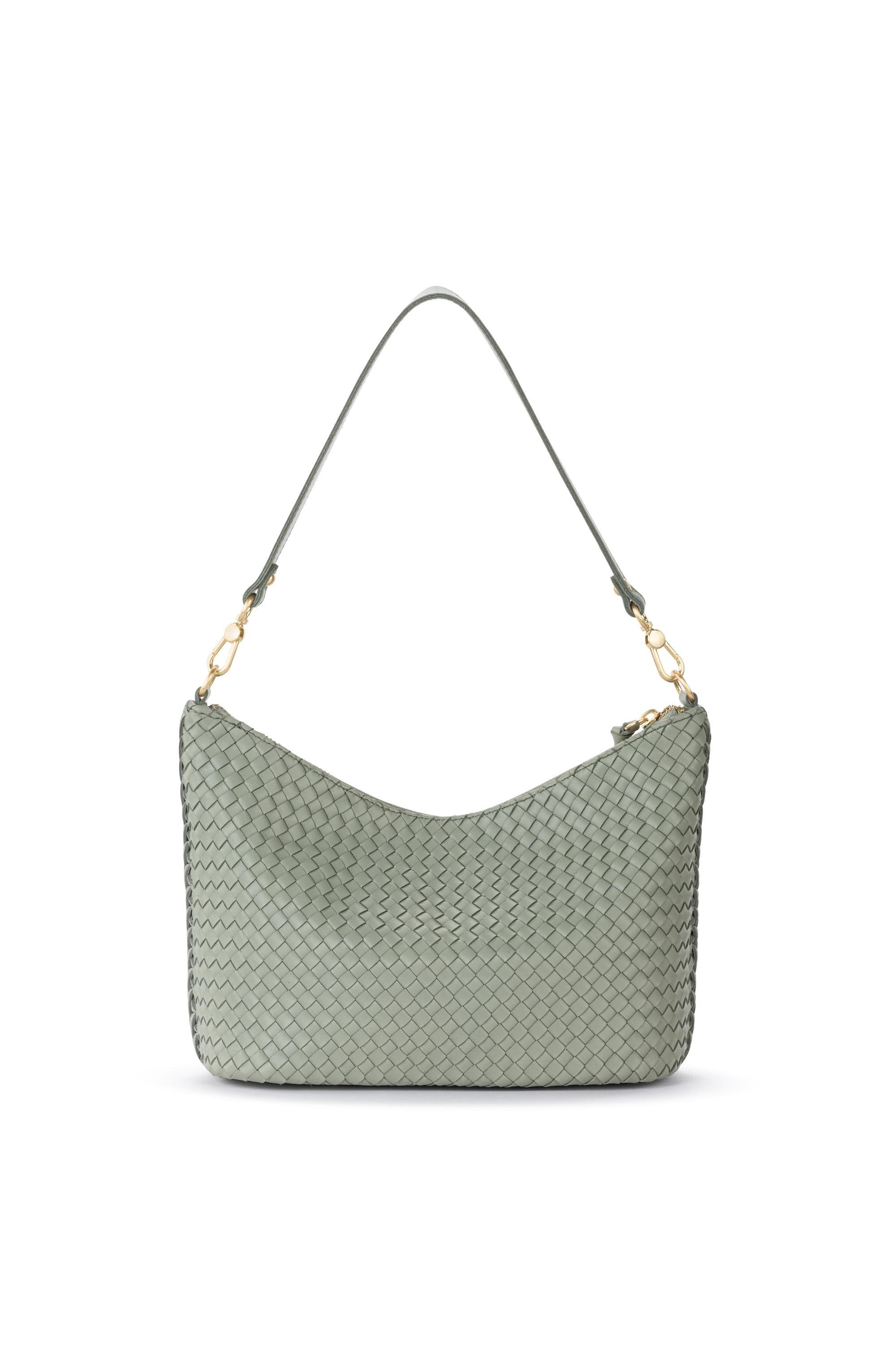 Juniper Small Hobo Leather Bag, Alternate, color, Meadow Woven