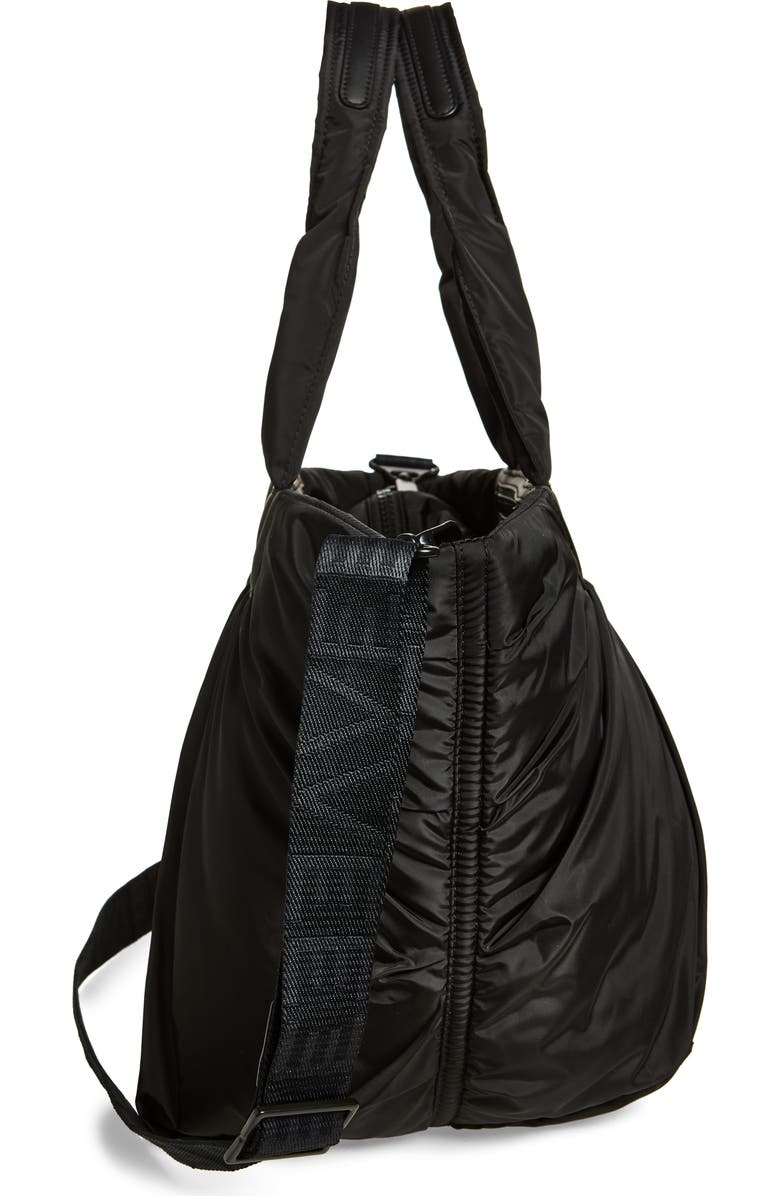 VeeCollective Medium Caba Recycled Polyester Tote, Alternate, color, Black