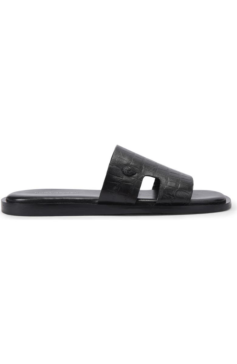 Kurt Geiger London Bond Cutout Slide Sandal, Main, color, Charcoal