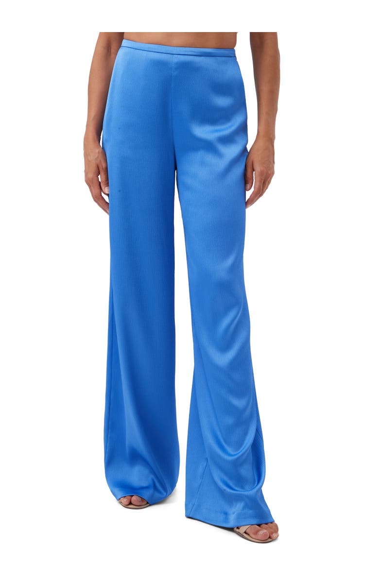 Trina Turk Tavia Wide Leg Satin Pant, Main, color, 
