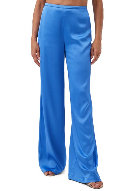 Tavia Wide Leg Satin Pant