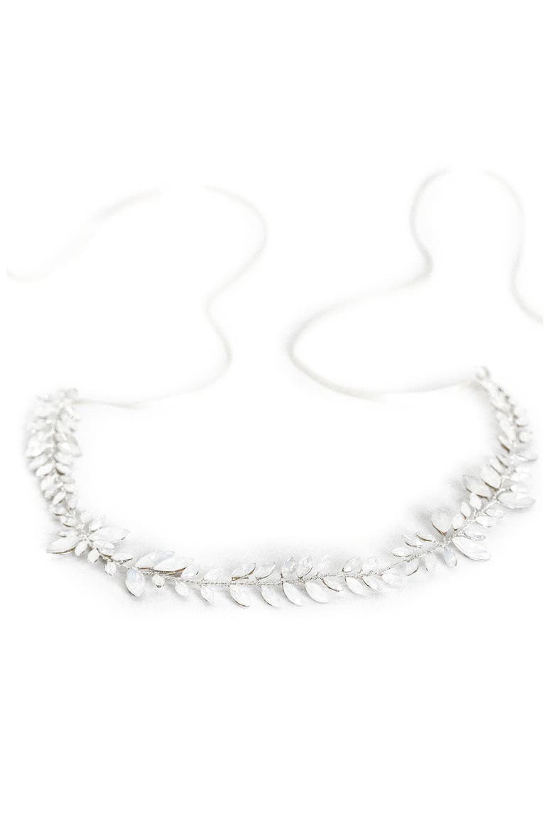 Paris Opal & Crystal Halo, Main, color, SILVER
