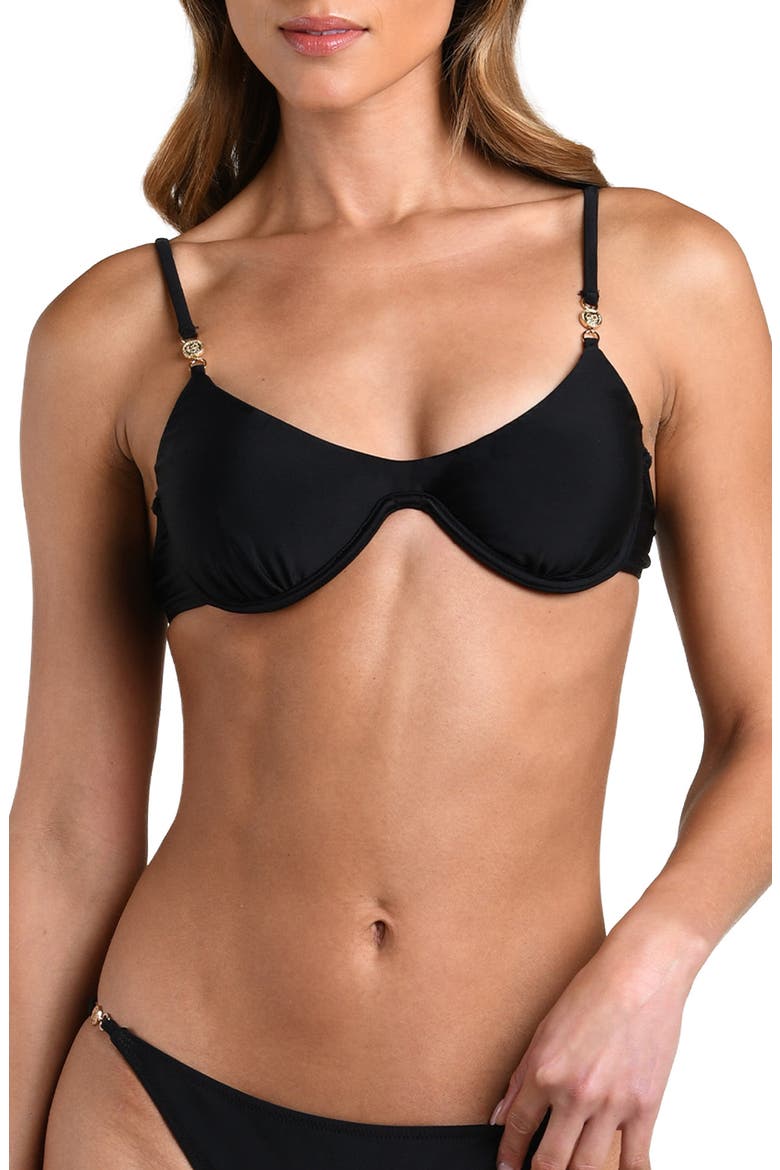 Tenali Underwire Bikini Top, Main, color, BLACK