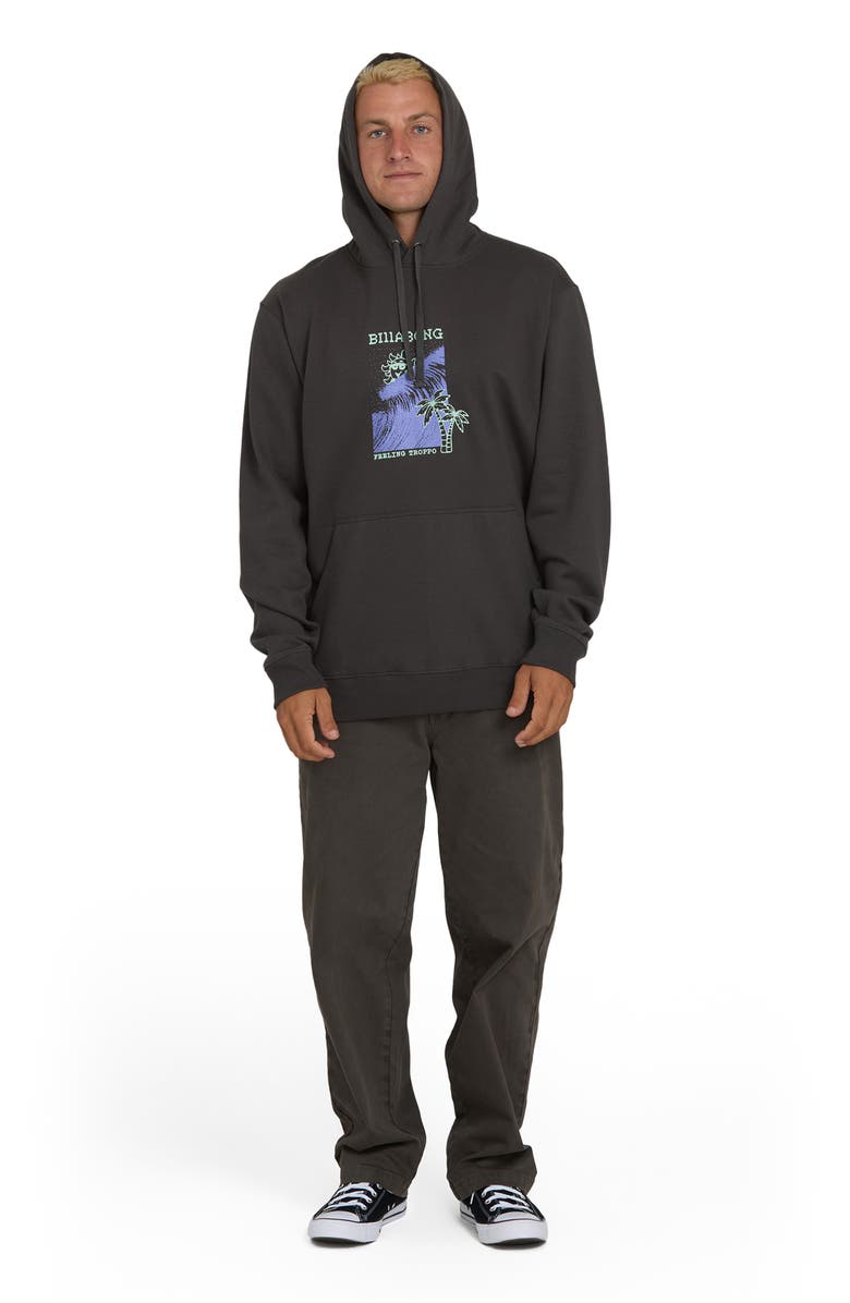 Billabong Shortsands Graphic Hoodie, Alternate, color, Raven