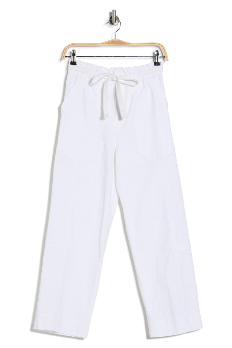 Ultra Skyrise Paperbag Pants, Alternate, color, WHITE