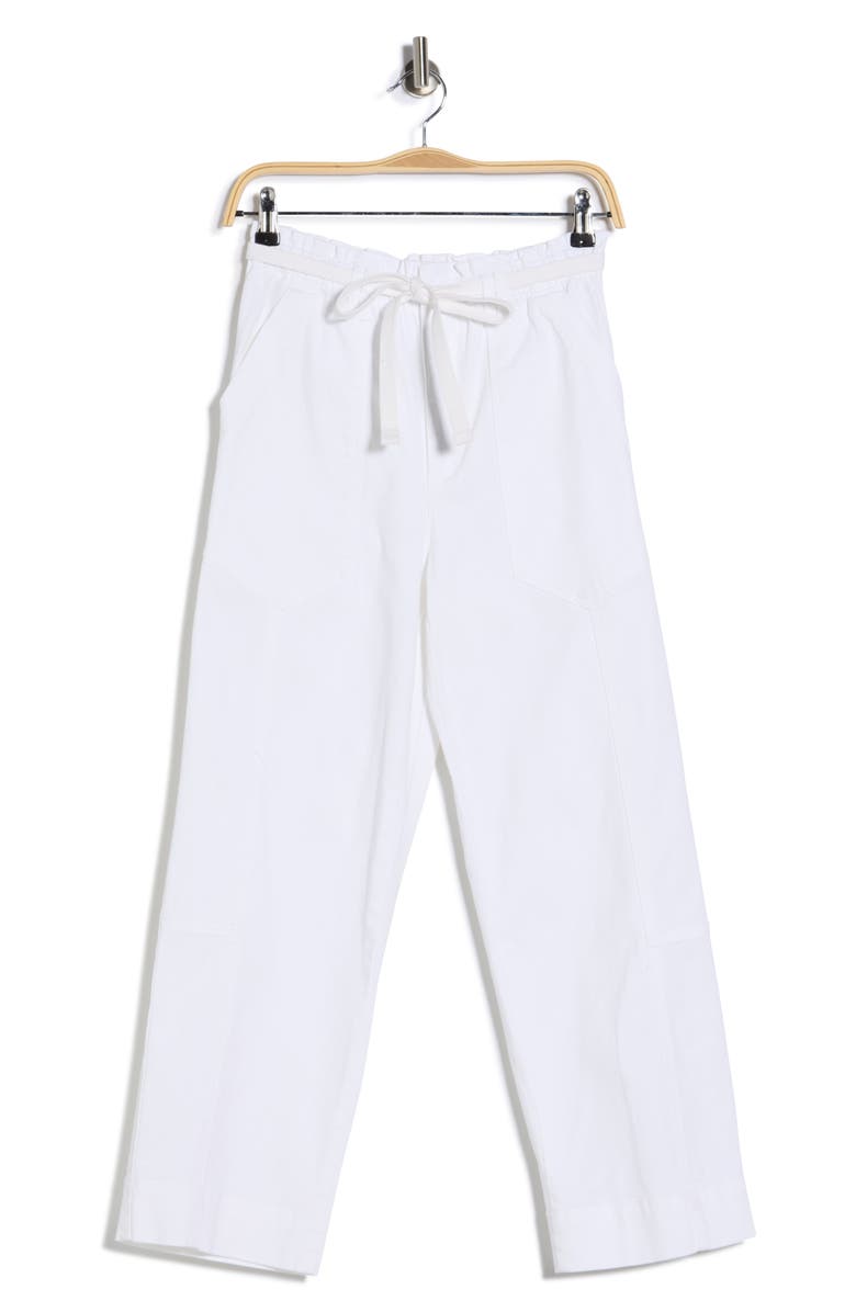 Democracy Ultra Skyrise Paperbag Pants, Main, color, White