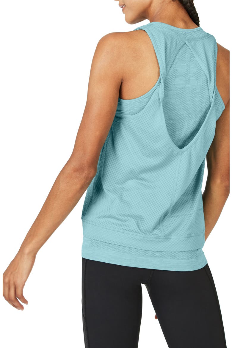 Double Time Seamless Tank, Alternate, color, STILL WATER