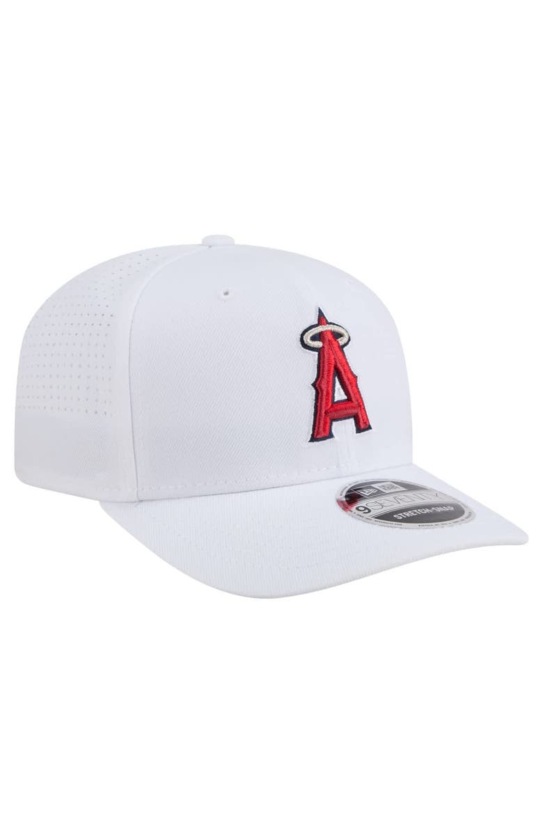 New Era Men's New Era White Los Angeles Angels COOLERA 9SEVENTY Adjustable Hat, Alternate, color, White