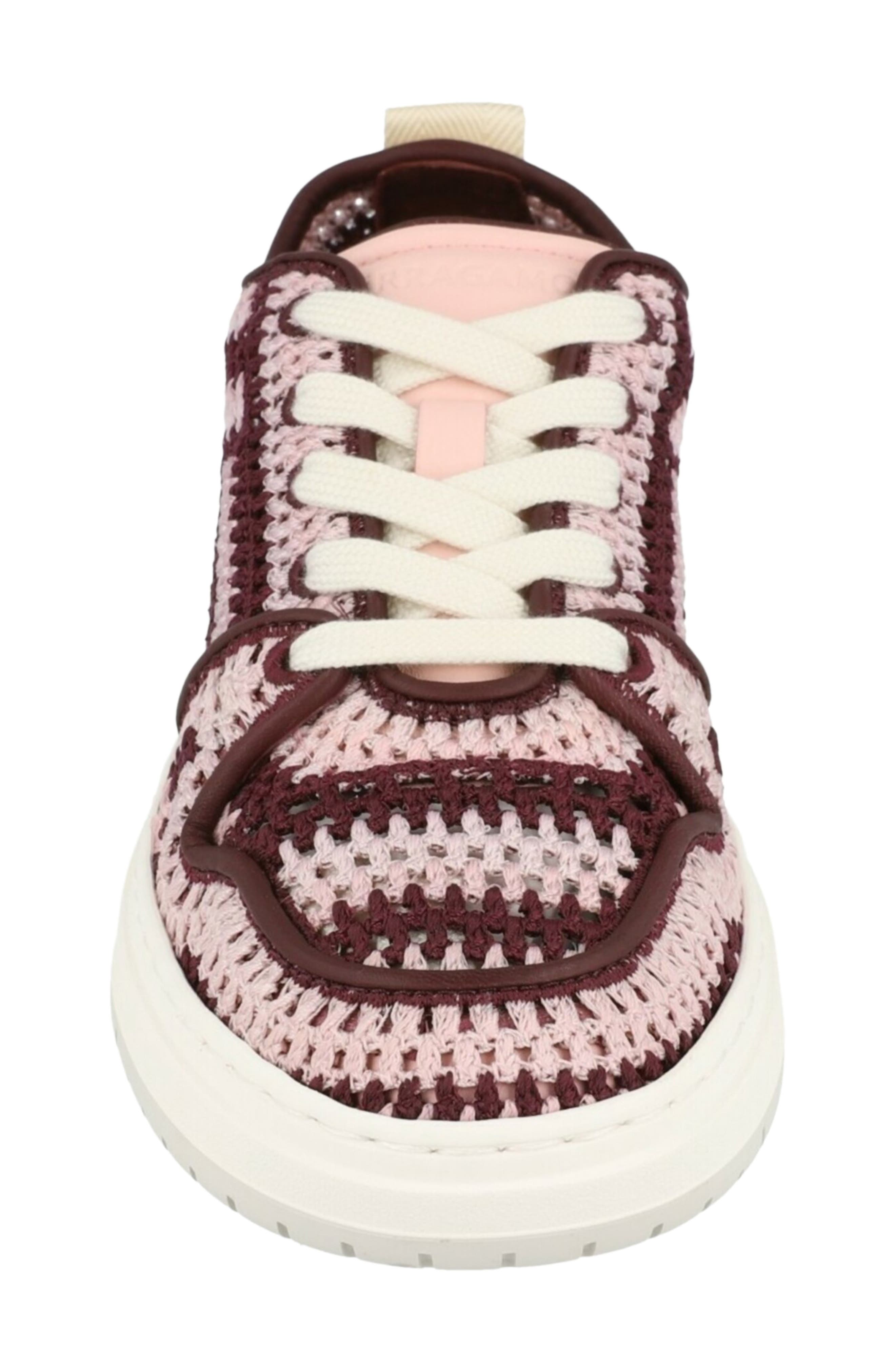Dennis Crochet Sneaker, Alternate, color, LIGHT PINK