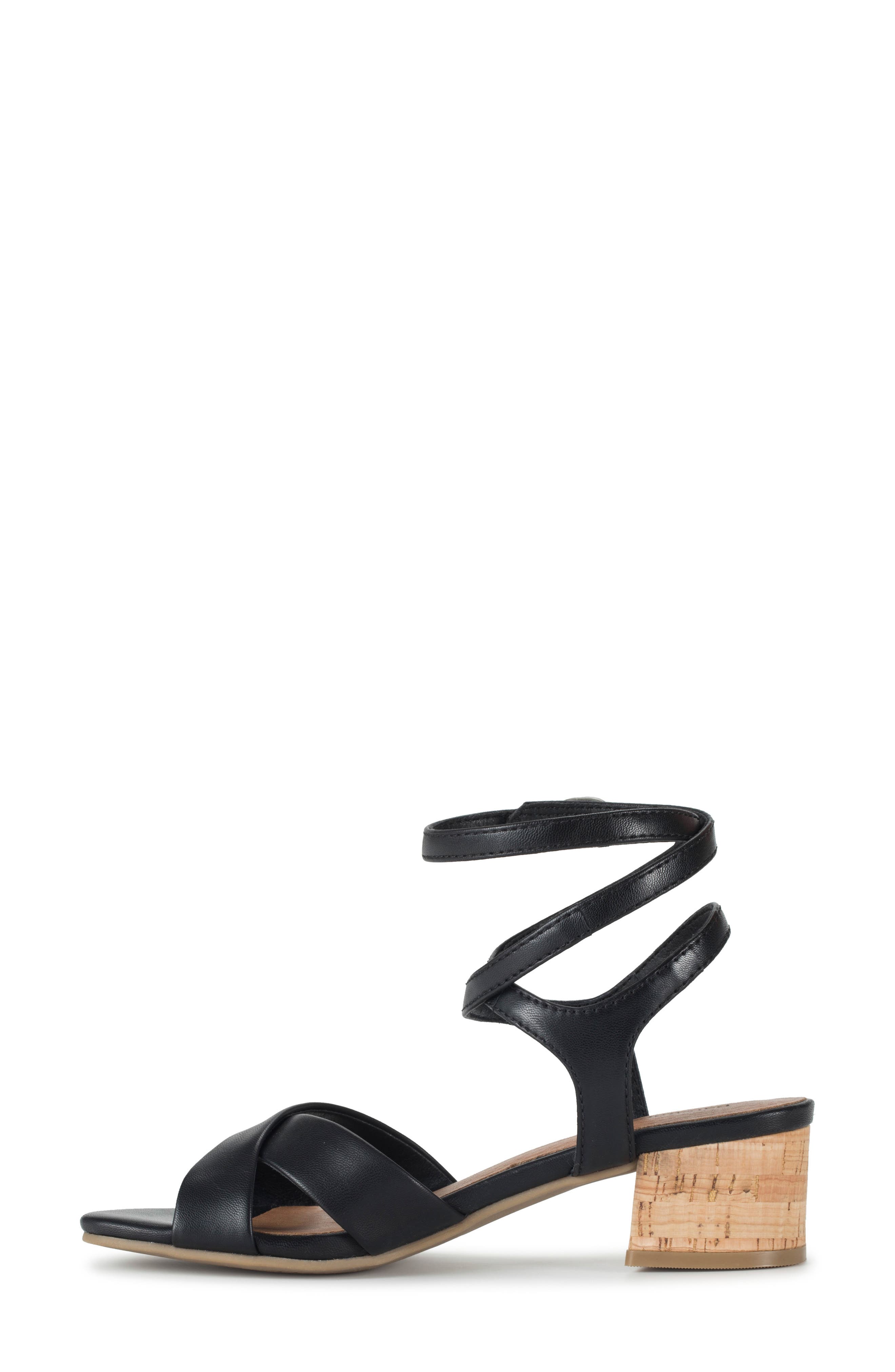 BARETRAPS Vivian Block Heel Sandal, Alternate, color, Black