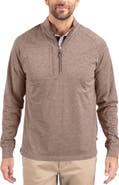 Cutter & Buck Adapt Heather Quarter Zip Pullover