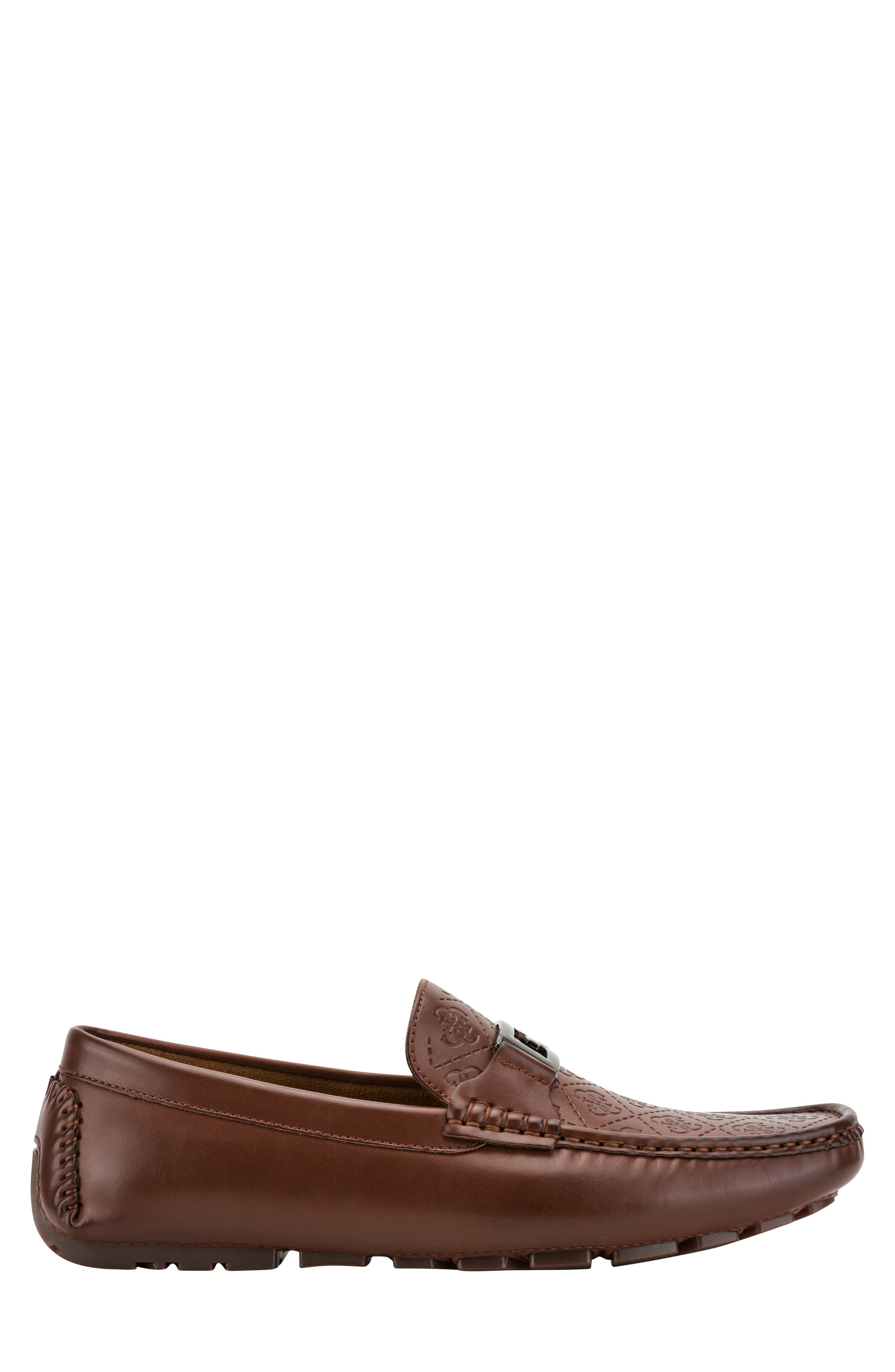 Gmayova Faux Leather Loafer, Alternate, color, COGNAC LOGO