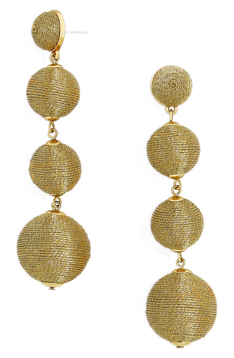 BaubleBar Criselda Ball Shoulder Duster Earrings, Main, color,