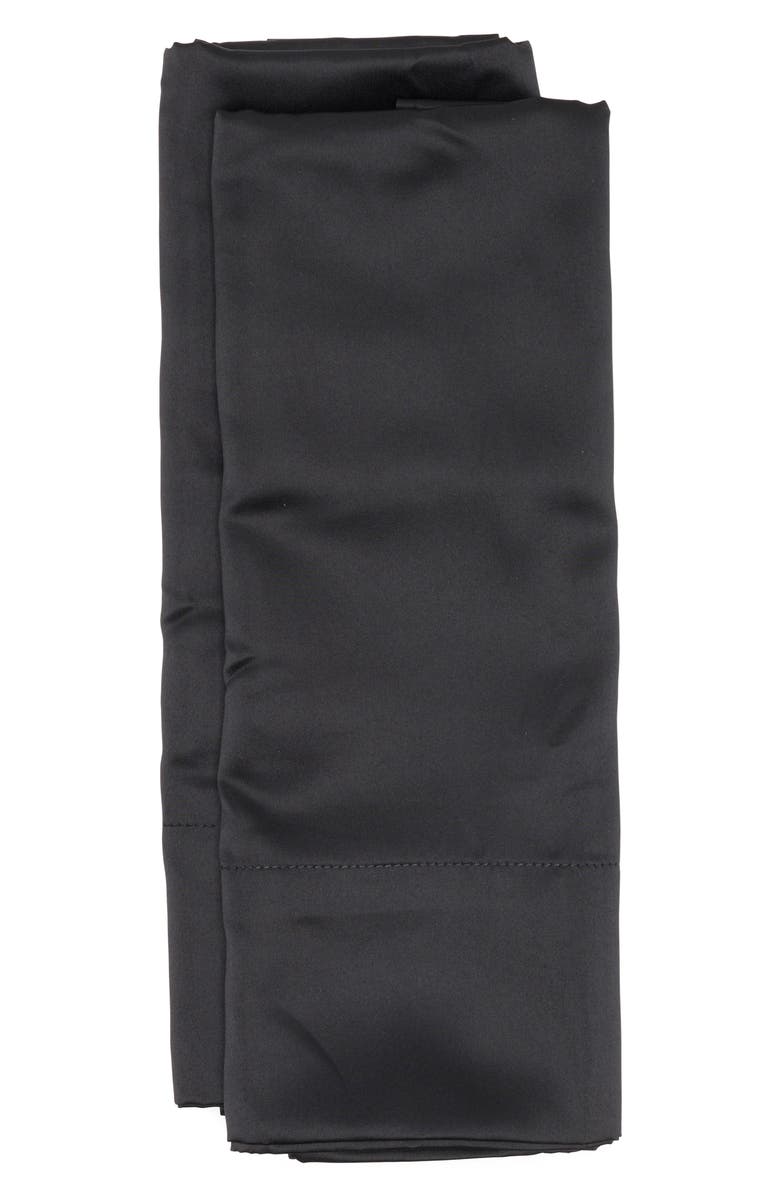 ARTISAN 34 Set of 2 Avedon Satin Pillowcases, Main, color, Black