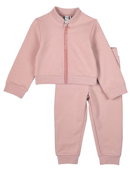 2 Piece Kids Cotton Rich Full Zip Jacket and Pants Set (Toddler)